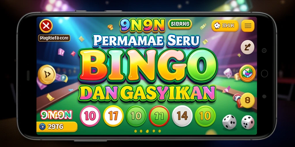 Gameplay menegangkan dalam permainan Bingo 9N9N yang seru.