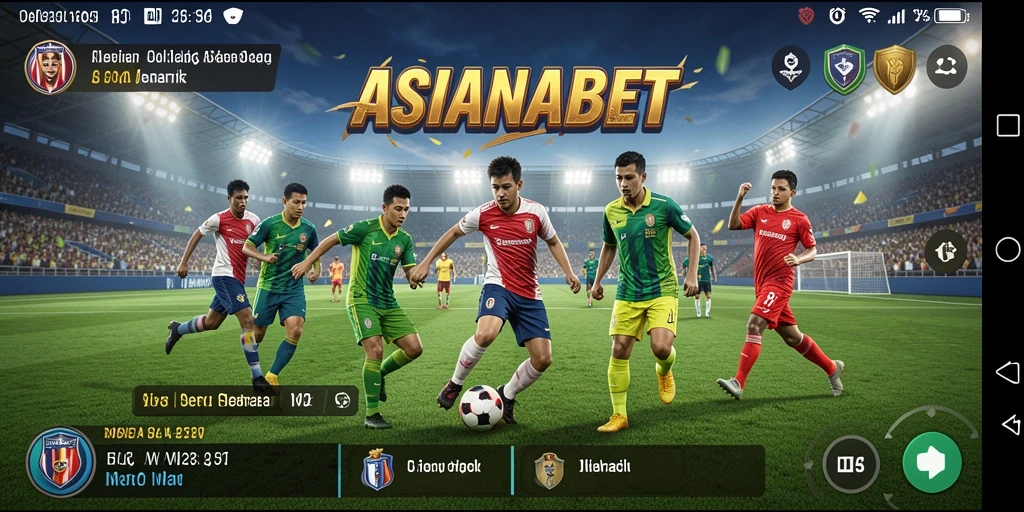 Tampilan gameplay menarik dari ASIANABET dalam aksi olahraga.