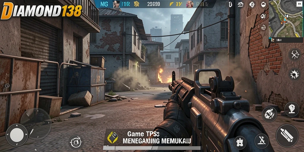 Tangkapan layar gameplay <strong>DIAMOND138</strong> yang menampilkan aksi seru dalam mode TPS.