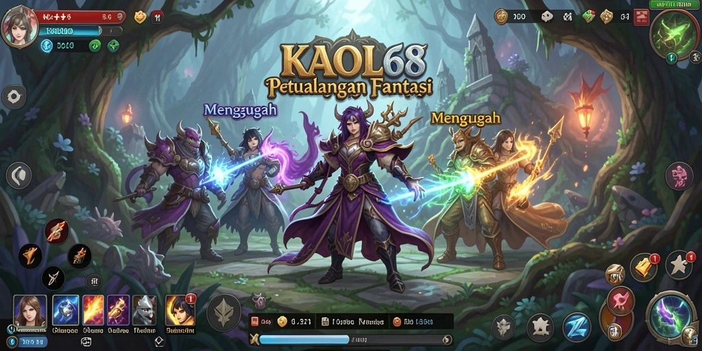 Tampilan menawan dari gameplay <strong>KAOL68</strong> saat karakter beraksi dalam pertempuran épik.