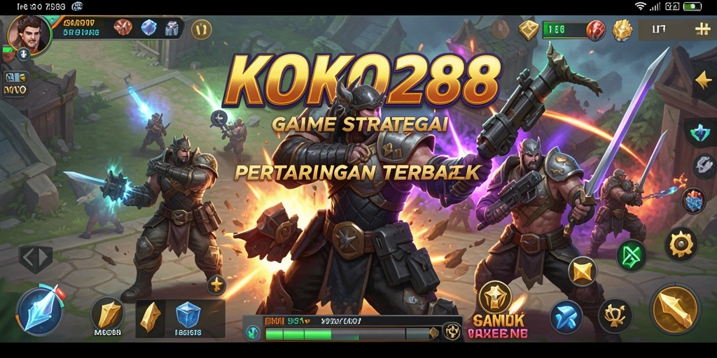 Tampilan mendetail gameplay SLG yang seru dan strategis di KOKO288.