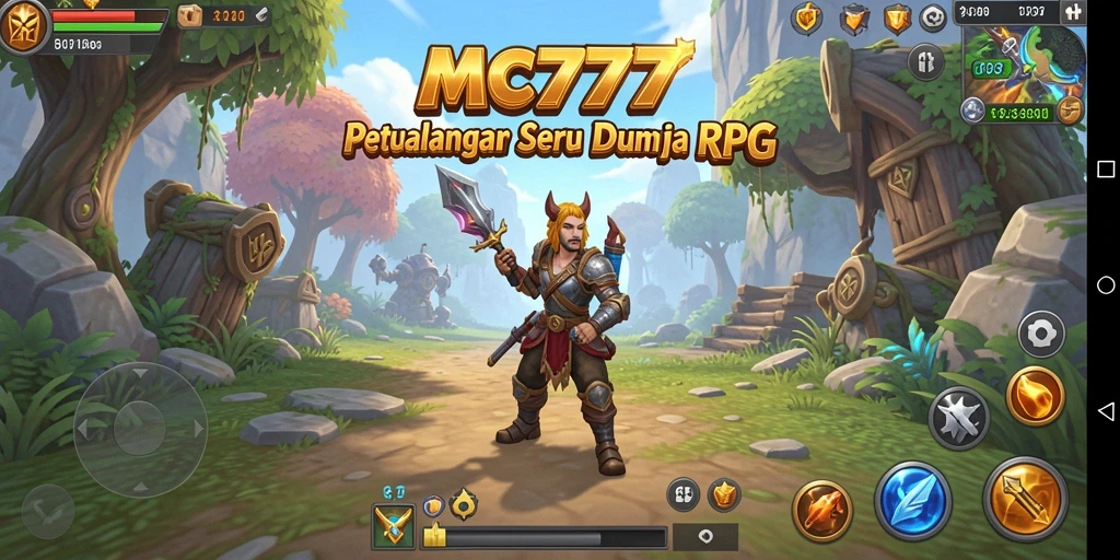 Gameplay seru MC777 dengan grafis RPG yang menawan.