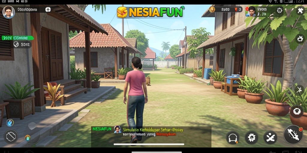 Tampilan gameplay realistik dari NESIAFUN yang menakjubkan.