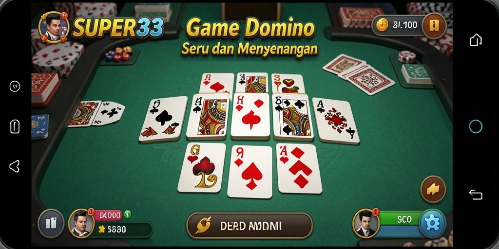 Tampilan gameplay <strong>SUPER33</strong> yang penuh warna dan dinamis.