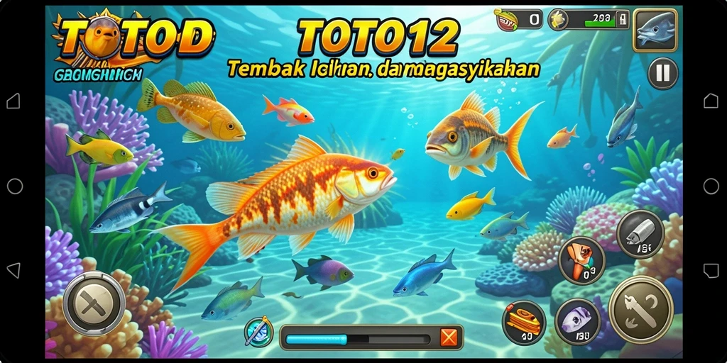 Gameplay Tembak Ikan seru dengan grafis yang memukau.